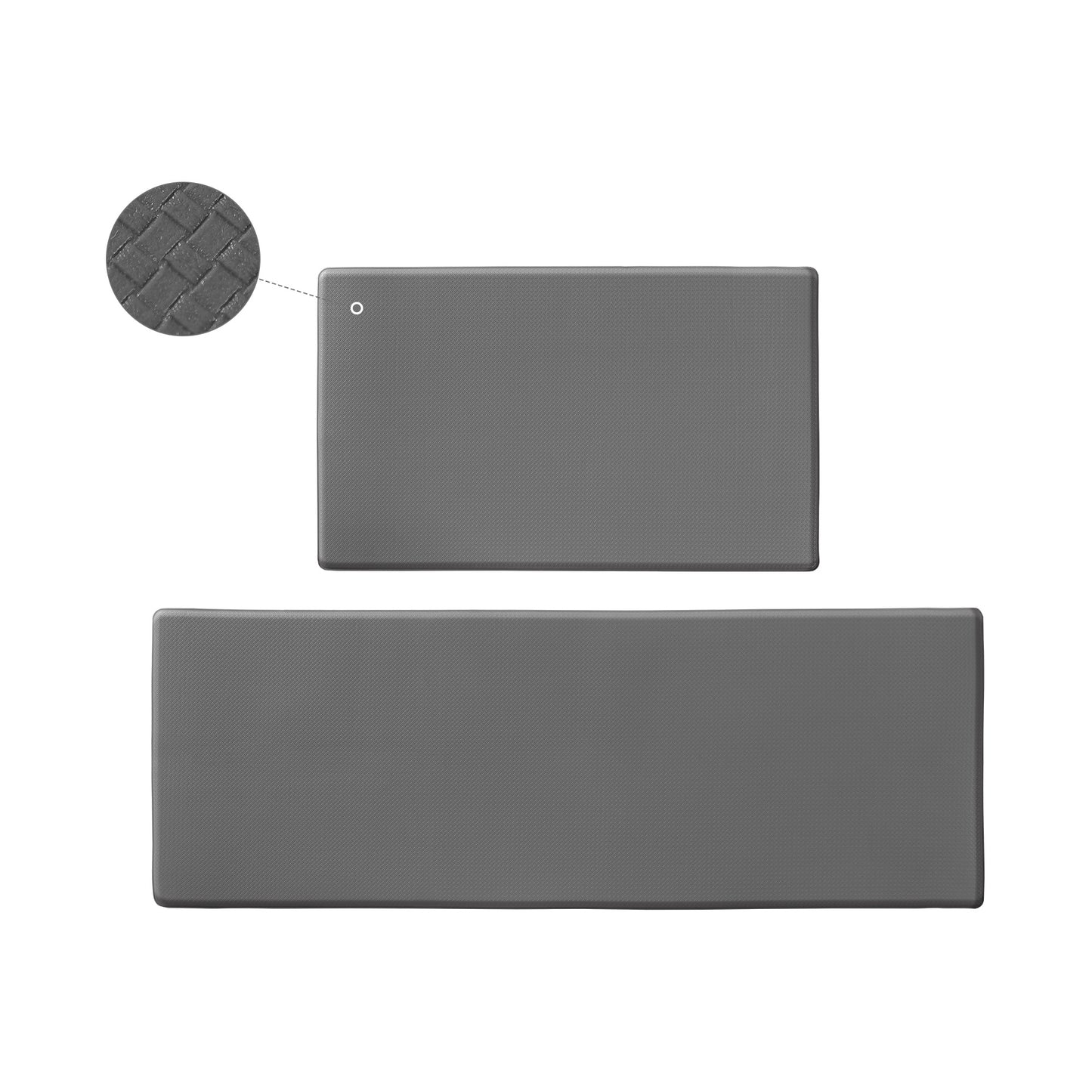 Kitchen Floor Mat Set: Non-Slip, Waterproof, Easy to Scrub