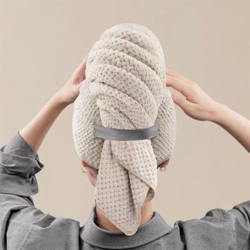Hair-drying Cap Coral Fleece Quick-drying Luxurious Towel Wrap