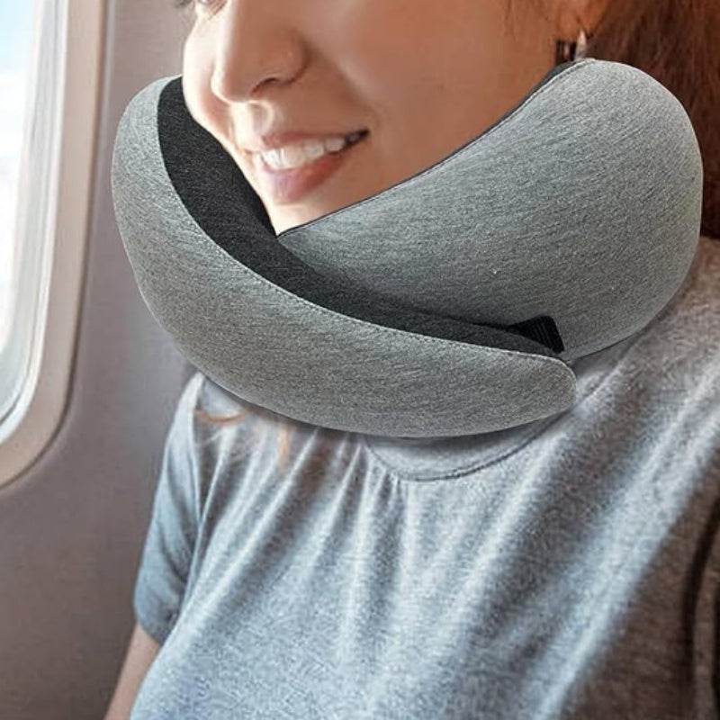 Travel Neck Pillow – Memory Foam U-Shaped Cushion for Airplane Comfort - Killer Products