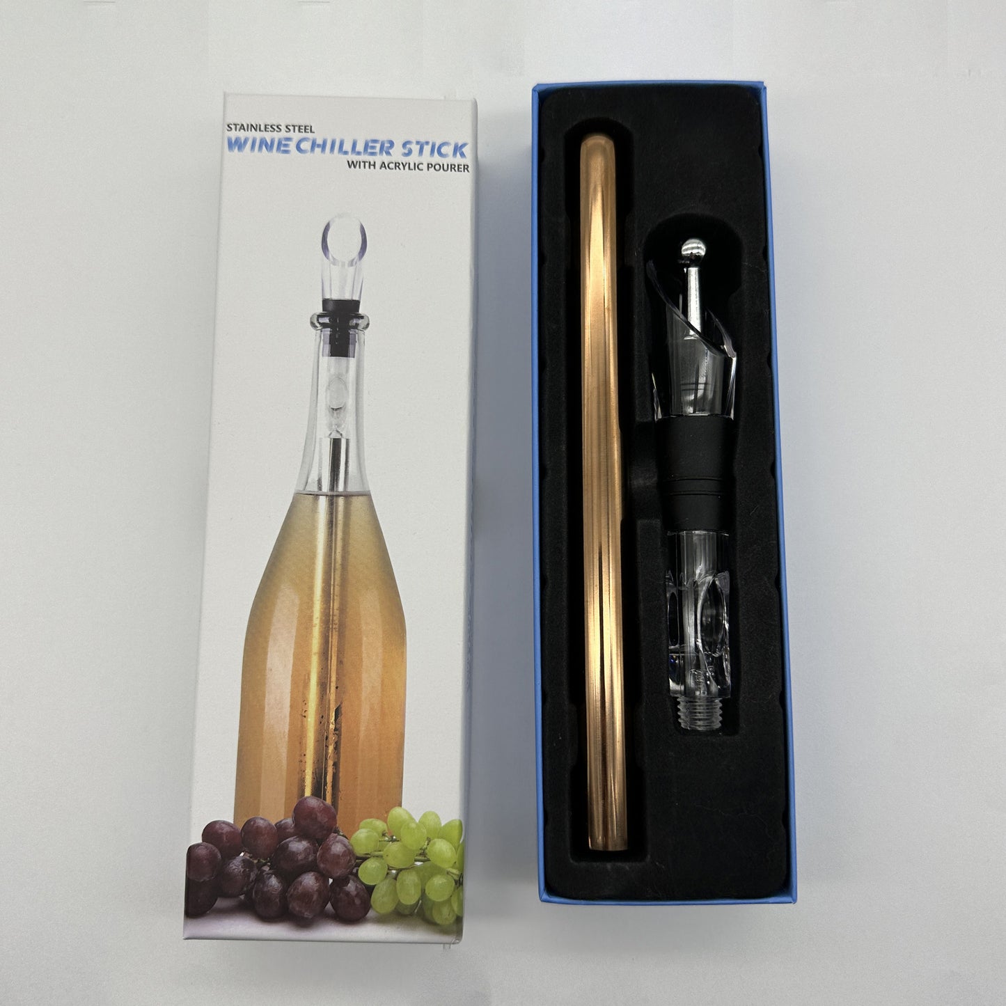 Chill Wine Instantly: Stainless Steel Leakproof Wine Chilling Rod