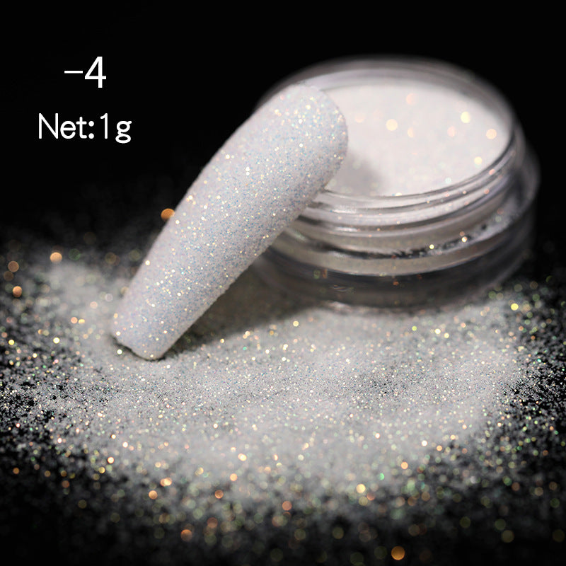 DIY Nail Powder Magic: Shimmering Gradient Art Blooming Wonders