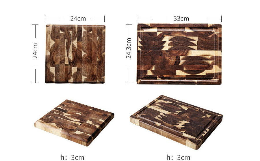 Elegant Kitchen Household Parquet Solid Wood Cutting Board