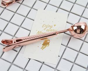 Stainless Steel Coffee Clip Spoon: Scoop, Seal, and Preserve Freshness