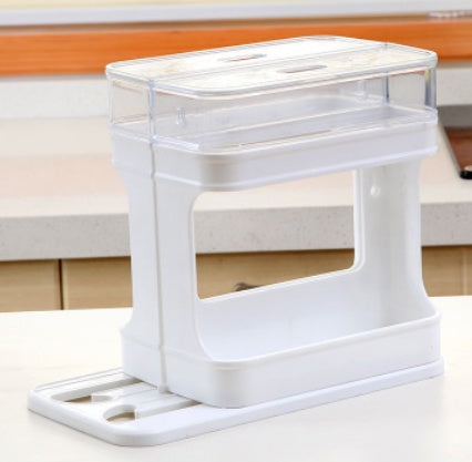 Versatile Kitchen Bathroom Storage Plastic Box for Home Organization