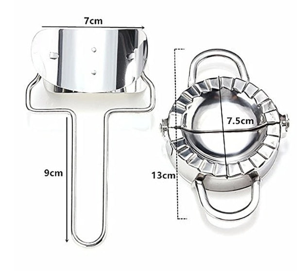 Effortless Dumpling Making with Stainless Steel Dumpling Mould