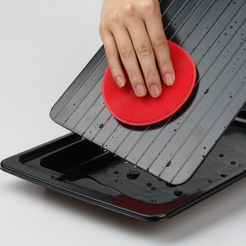 Speedy Quick Defrost Tray with Drip Tray for Fresh Cooking