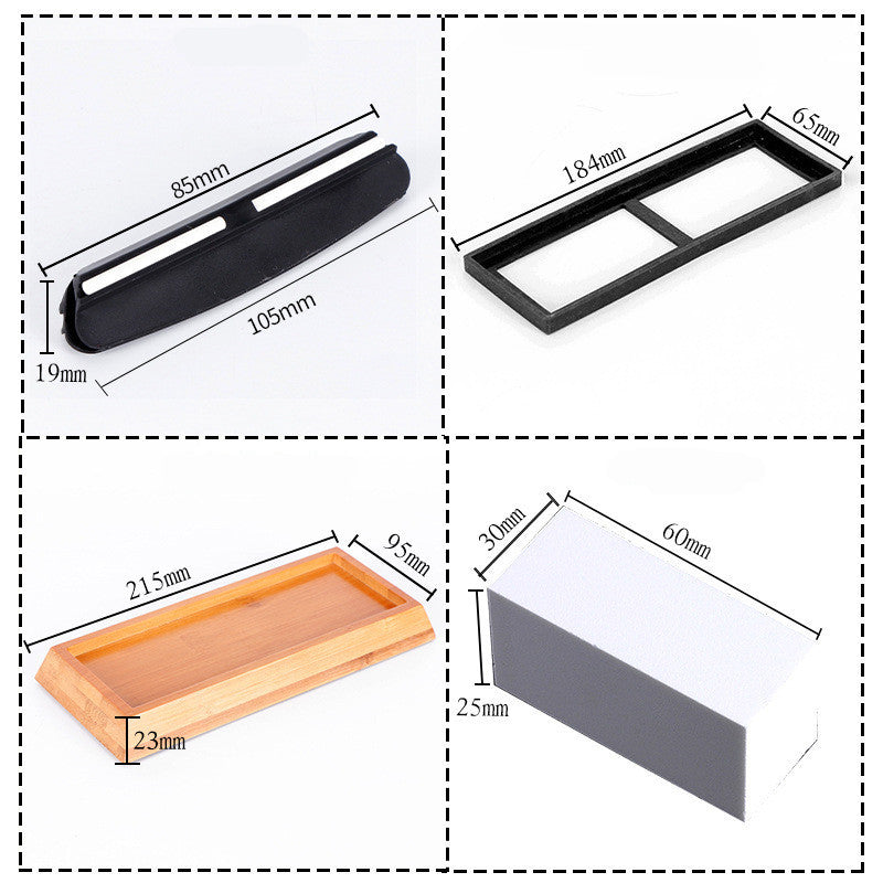 Premium Home Kitchen Whetstone Set - Corundum Dual Grit Excellence