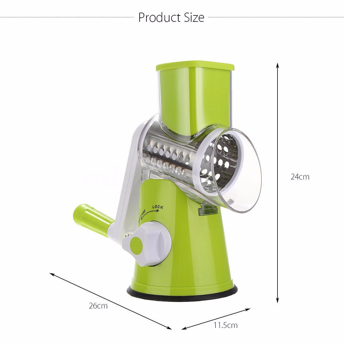 Vegetable Cutter Round Mandoline Slicer for Potato, Carrot, Cheese