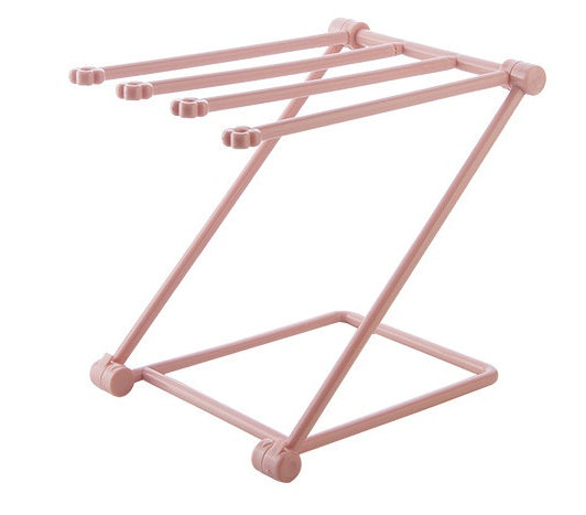 Foldable Dishcloth Shelf: Space-Saving Kitchen Accessories Gadget Organizer