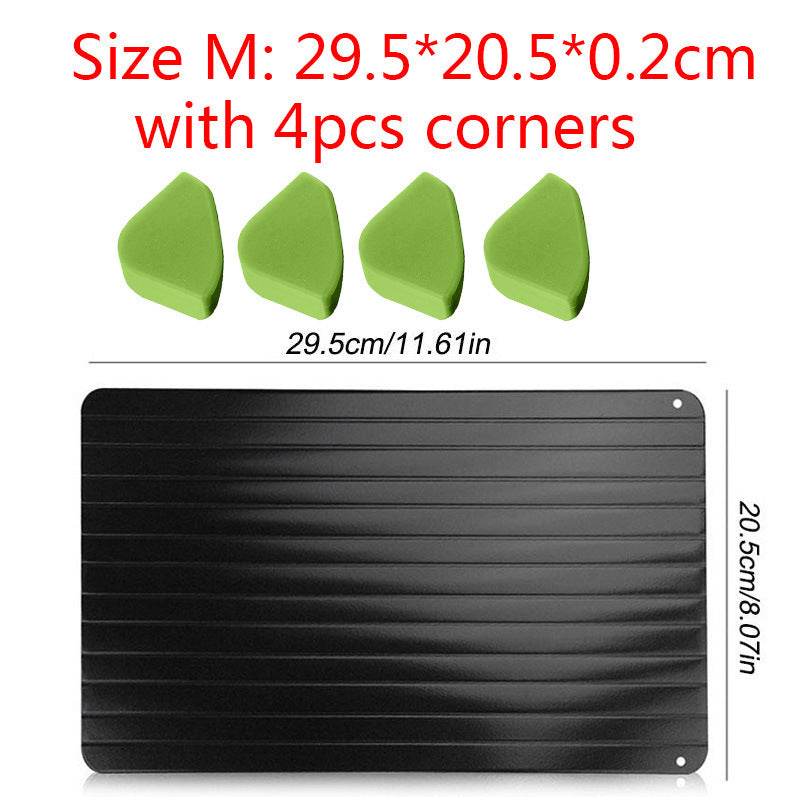 Fast Defrosting Tray Thaw Kitchen Quick Aluminum Thaw Magic - Killer Products