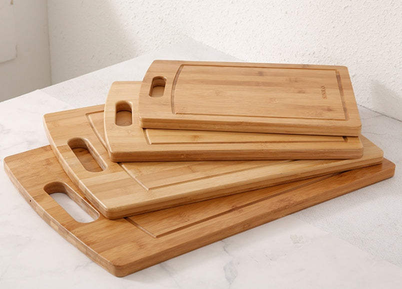 Thickened Mildew-Resistant Kitchen Bamboo Cutting Board, Household Essential