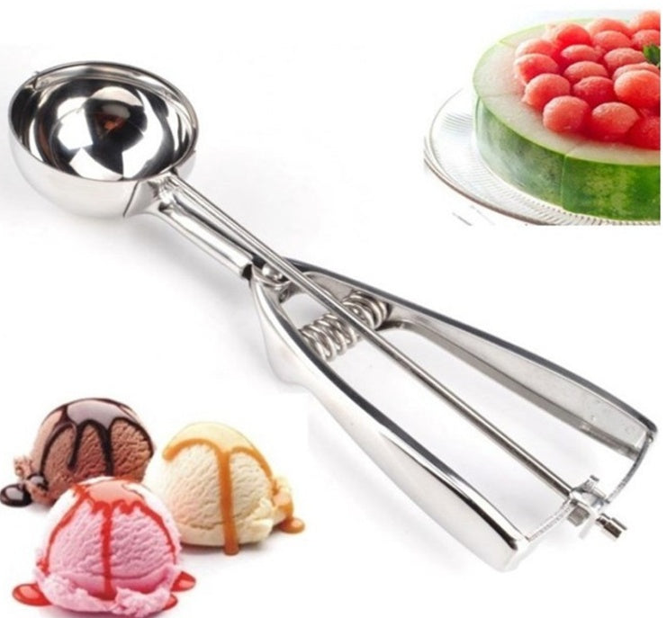 Effortless Scoop Stainless Steel Ice Cream Spoon - Ergonomic Design