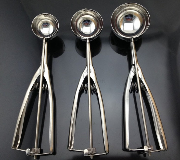 Effortless Scoop Stainless Steel Ice Cream Spoon - Ergonomic Design