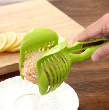 Effortless Slicing with Fruit & Veggie Cutting Holder Tool