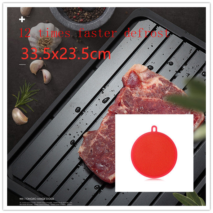 Speedy Quick Defrost Tray with Drip Tray for Fresh Cooking