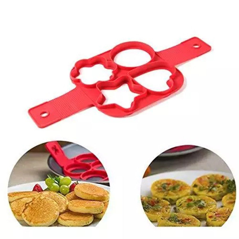Fantastic Silicone Non Stick Egg Pancake Maker Mold Set