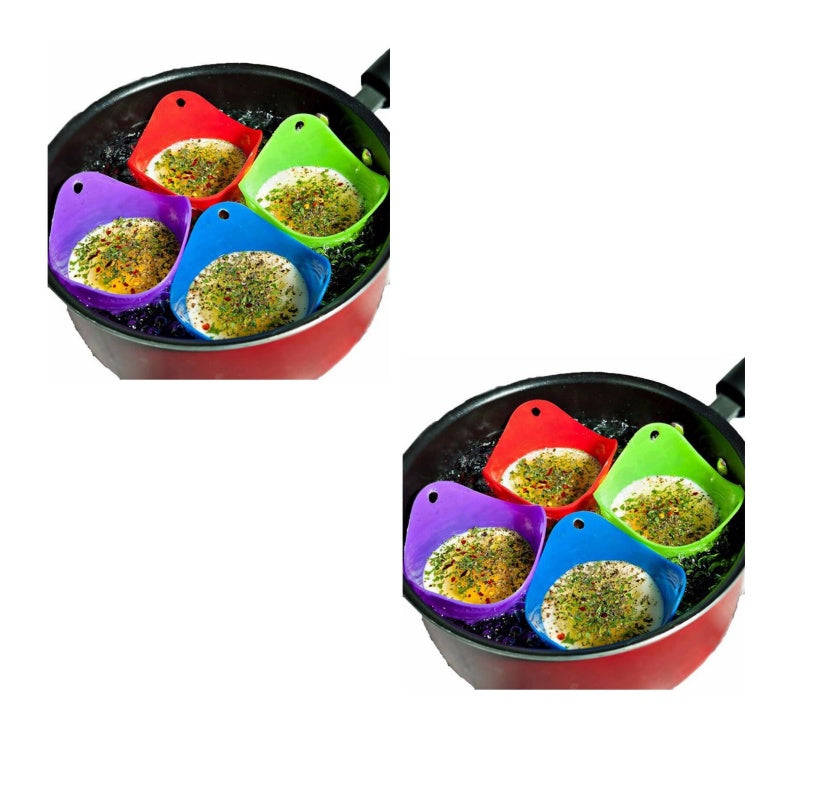 Green Silicone Egg Cooker: Versatile 4 Color Kitchen Essential