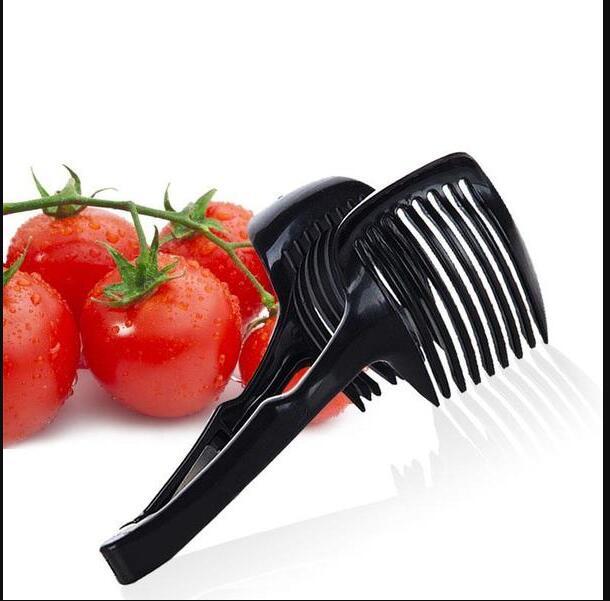 Effortless Slicing with Fruit & Veggie Cutting Holder Tool