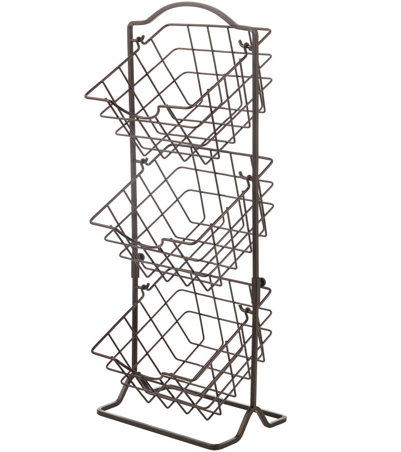 Simple Multi-layer Iron Shaken Storage Shelf for Vegetables