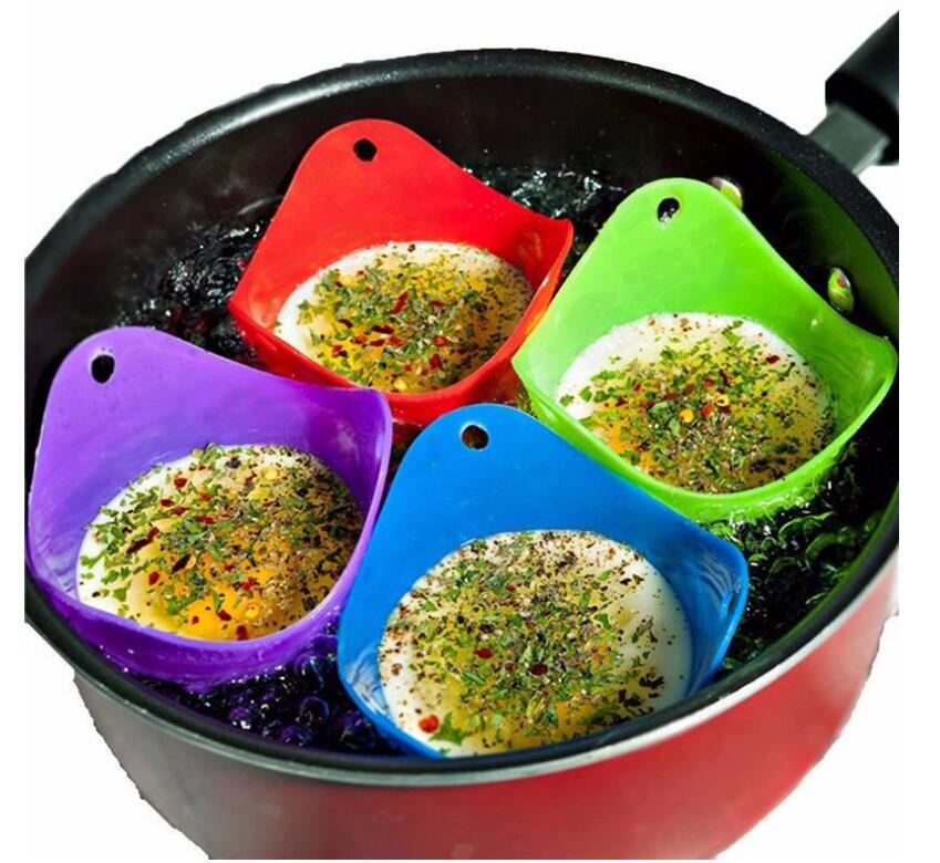 Green Silicone Egg Cooker: Versatile 4 Color Kitchen Essential