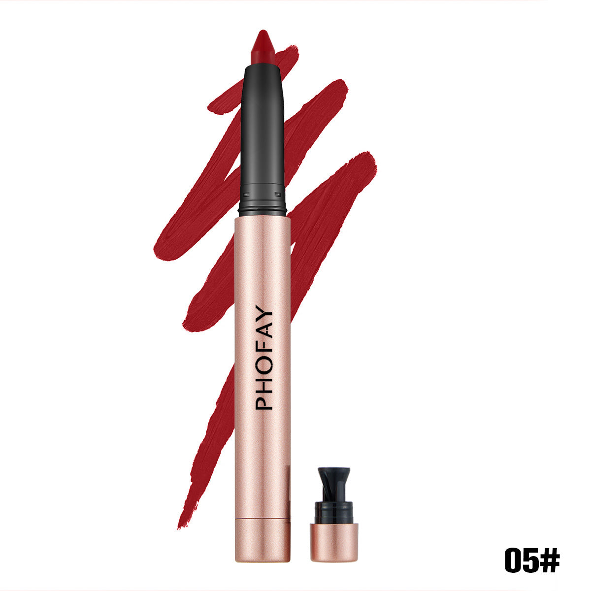 PHOFAY Matte Lip Liner Lipstick Pen: Silky, Effortless Elegance