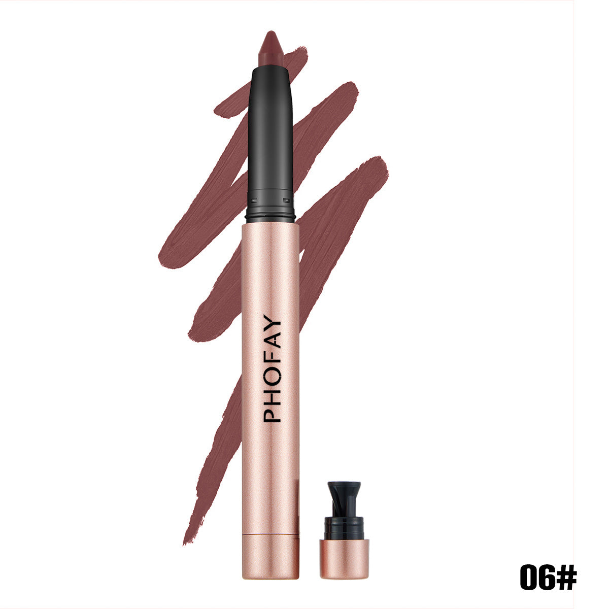 PHOFAY Matte Lip Liner Lipstick Pen: Silky, Effortless Elegance