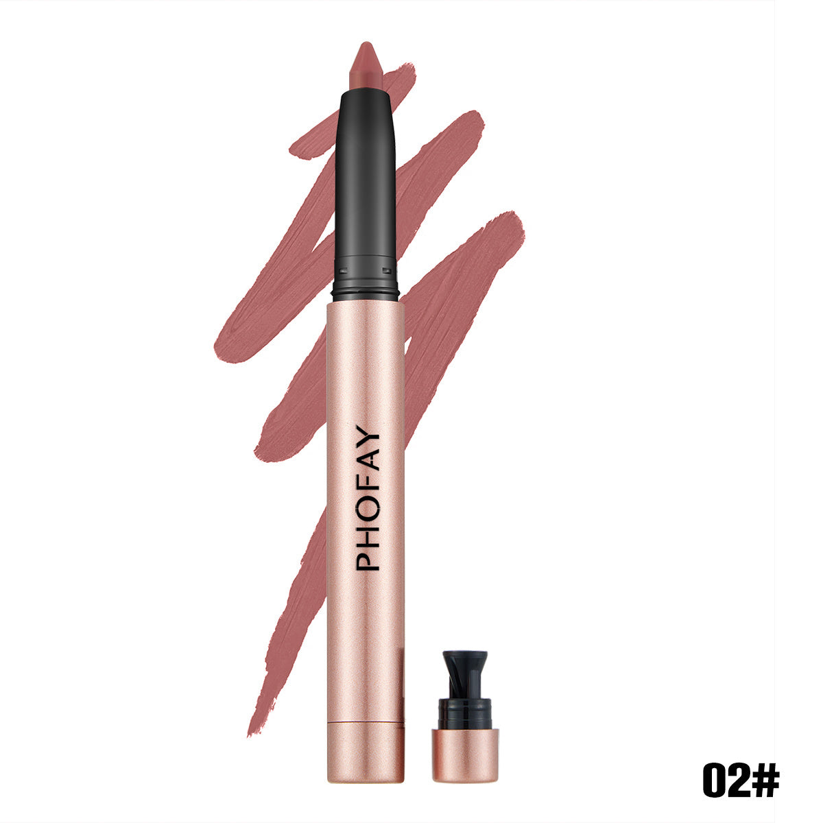 PHOFAY Matte Lip Liner Lipstick Pen: Silky, Effortless Elegance