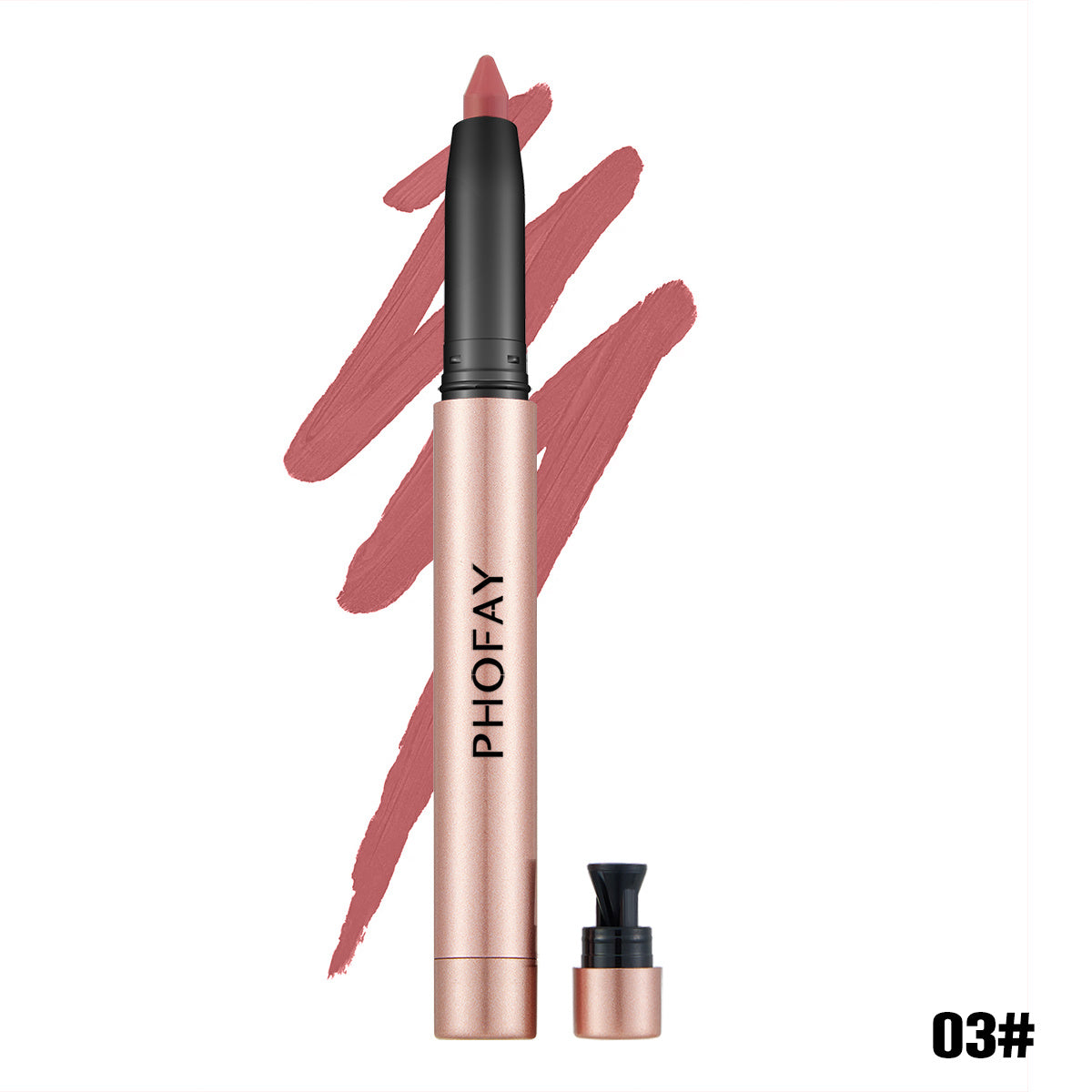 PHOFAY Matte Lip Liner Lipstick Pen: Silky, Effortless Elegance