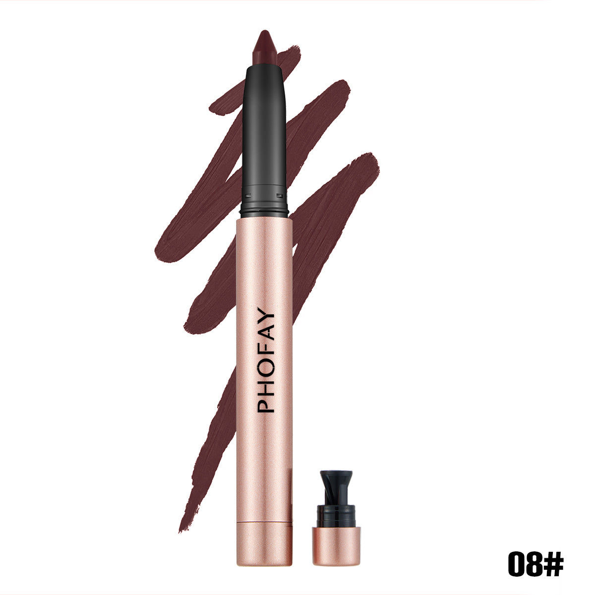 PHOFAY Matte Lip Liner Lipstick Pen: Silky, Effortless Elegance