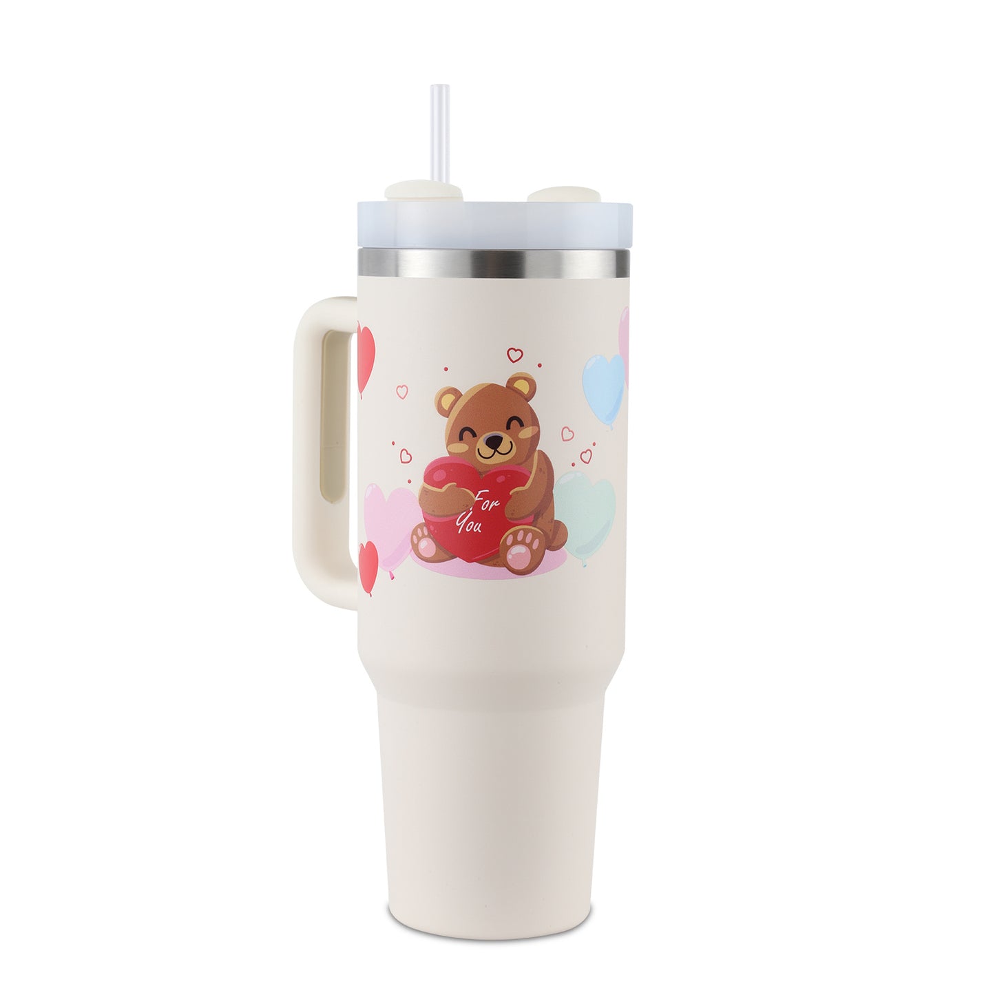 40oz Portable Stainless Steel Water Bottle Mug With Handle