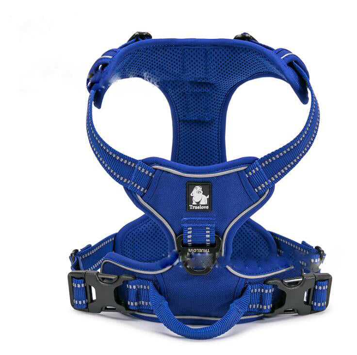 TrueLove Pet Adjustable Safety Reflective Nylon Harness for Small, Medium and Large Dogs