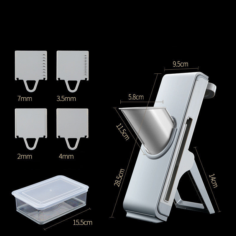 Effortless Culinary Precision: New Hand-crank Vegetable Cutting Press Grater Slicer