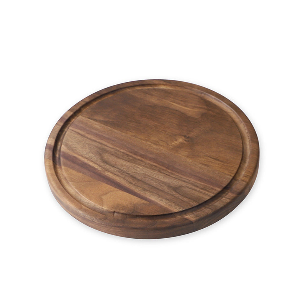 Black Walnut Wood Cutting Board - Elegant Dual-Sided Kitchen Tray