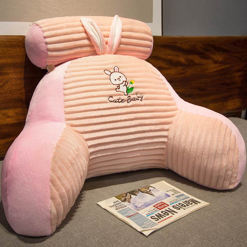 Striped Flannel Bedside Soft Upholstery Cushion: Cozy Animal Comfort - Killer Products