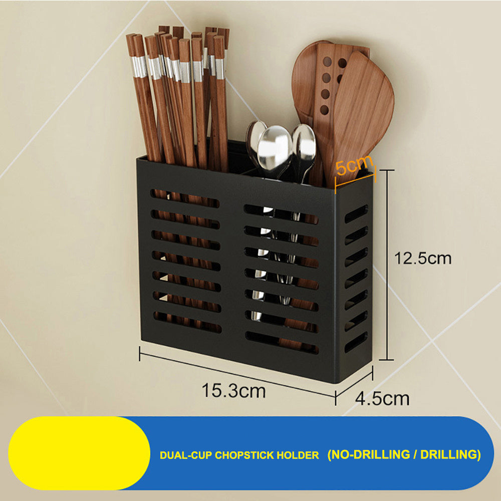 Modern Stainless Steel Kitchen Wall Shelf - Sleek Space Saver
