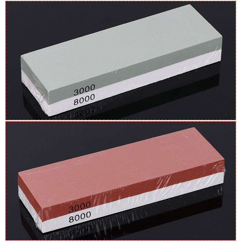 Premium Home Kitchen Whetstone Set - Corundum Dual Grit Excellence