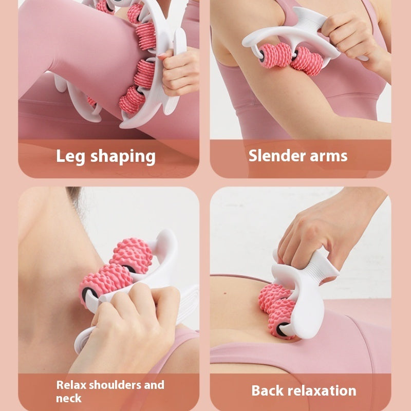 Leg Massage Machine: Ring Clip Roller for Muscle Relaxation