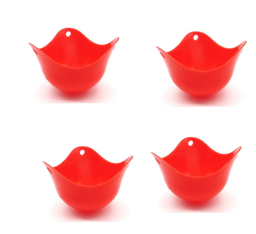Green Silicone Egg Cooker: Versatile 4 Color Kitchen Essential