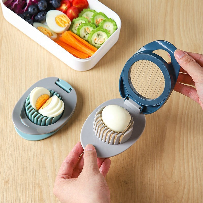 Versatile Plastic Kitchen Tool: Egg, Fruit Slicer & Shredder