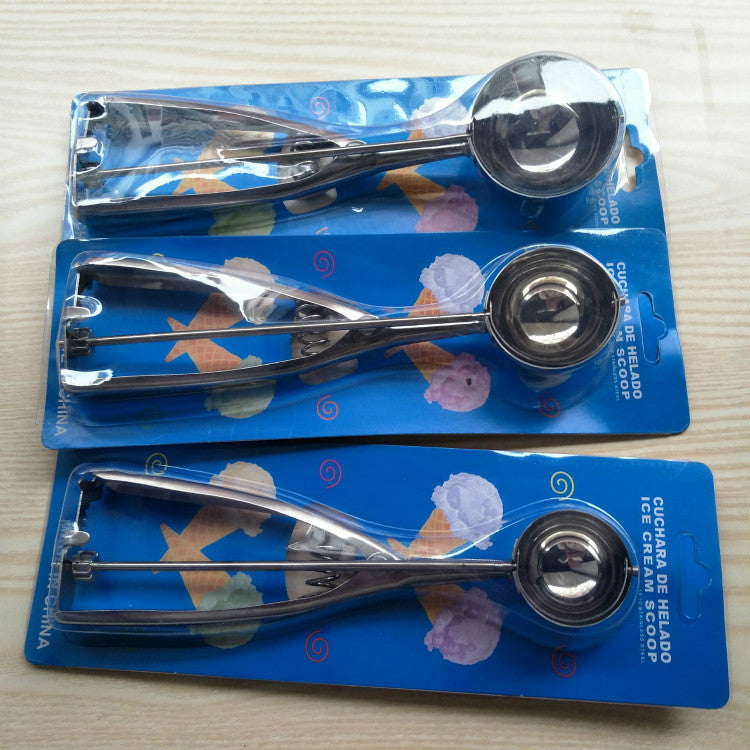 Effortless Scoop Stainless Steel Ice Cream Spoon - Ergonomic Design
