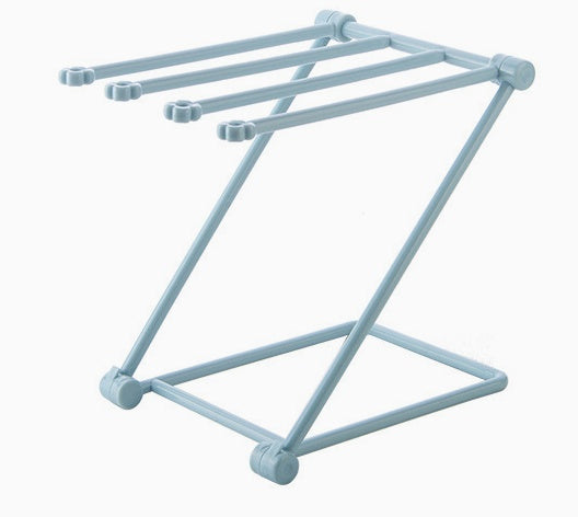 Foldable Dishcloth Shelf: Space-Saving Kitchen Accessories Gadget Organizer