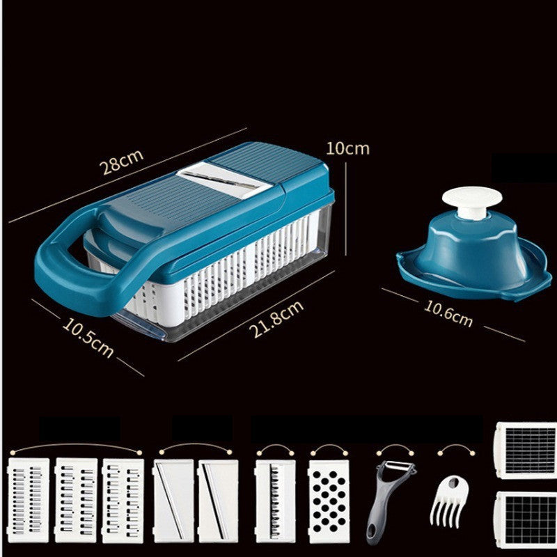 Effortless Culinary Precision: New Hand-crank Vegetable Cutting Press Grater Slicer
