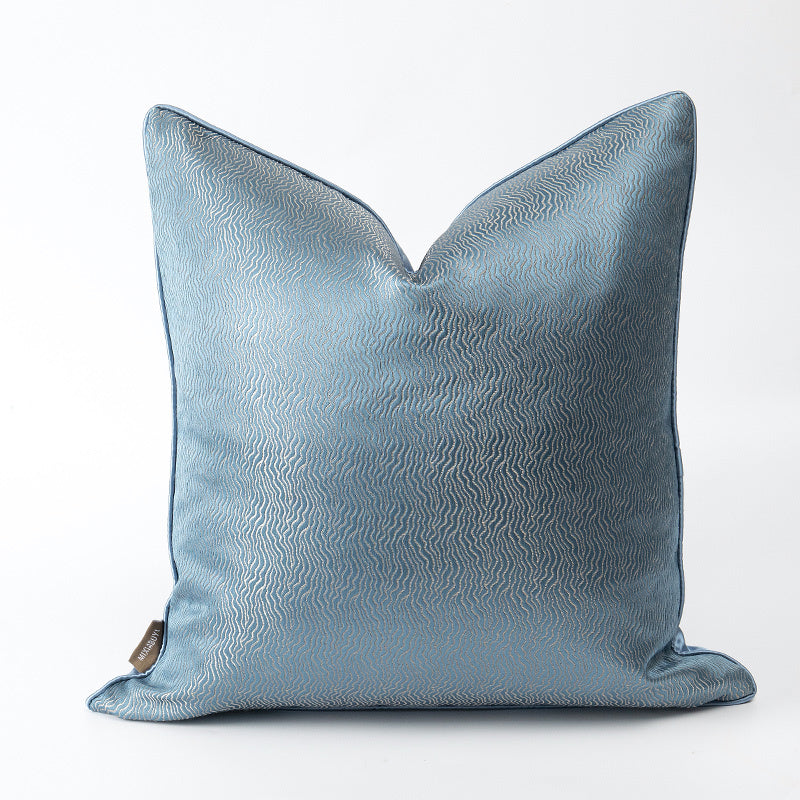 Elegant Blue And White Patchwork Cushions For Living Room