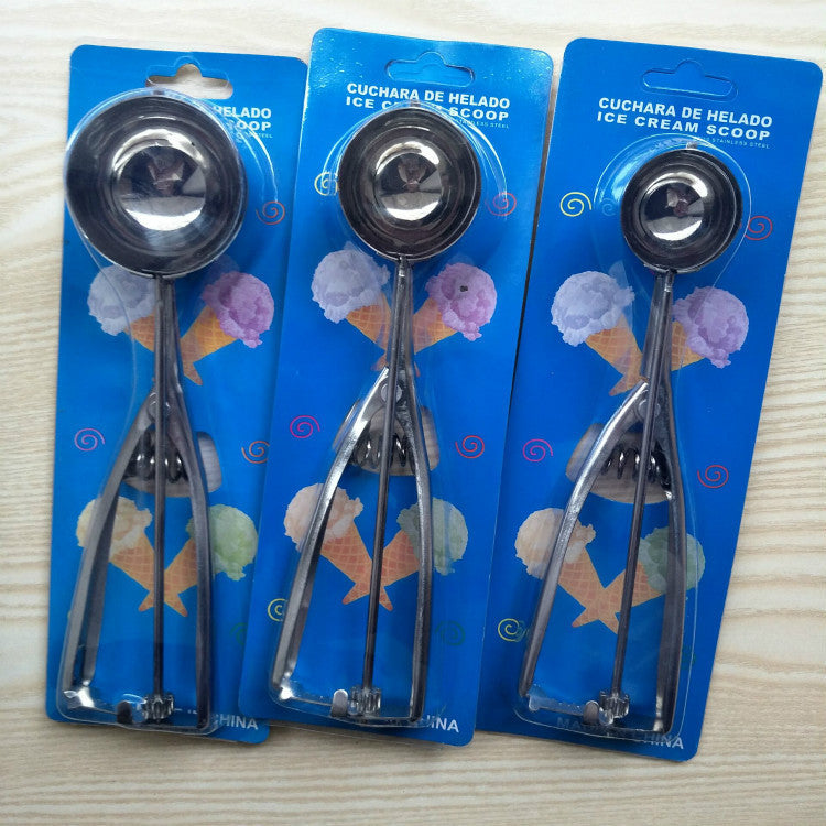 Effortless Scoop Stainless Steel Ice Cream Spoon - Ergonomic Design
