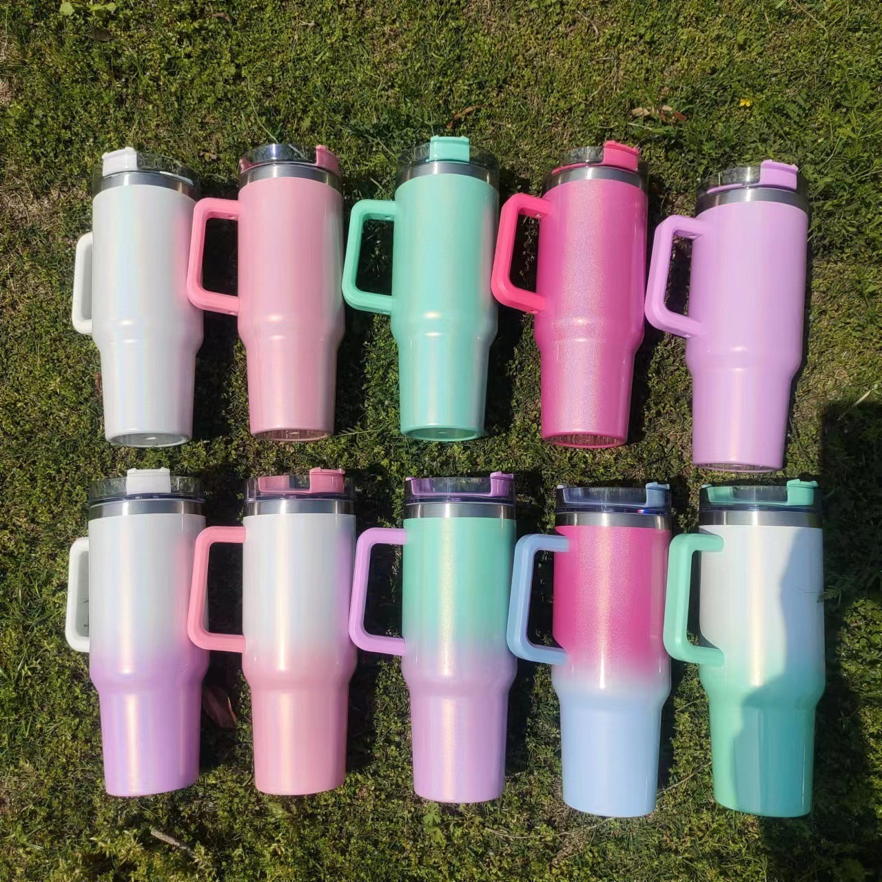 Large Capacity Double-layer Stainless Steel Vacuum Insulation Cup Elegance