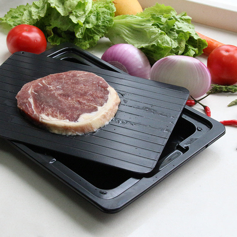 Speedy Quick Defrost Tray with Drip Tray for Fresh Cooking