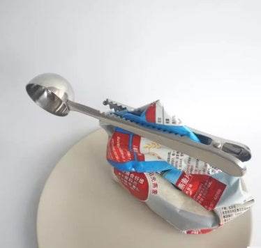 Stainless Steel Coffee Clip Spoon: Scoop, Seal, and Preserve Freshness - Killer Products