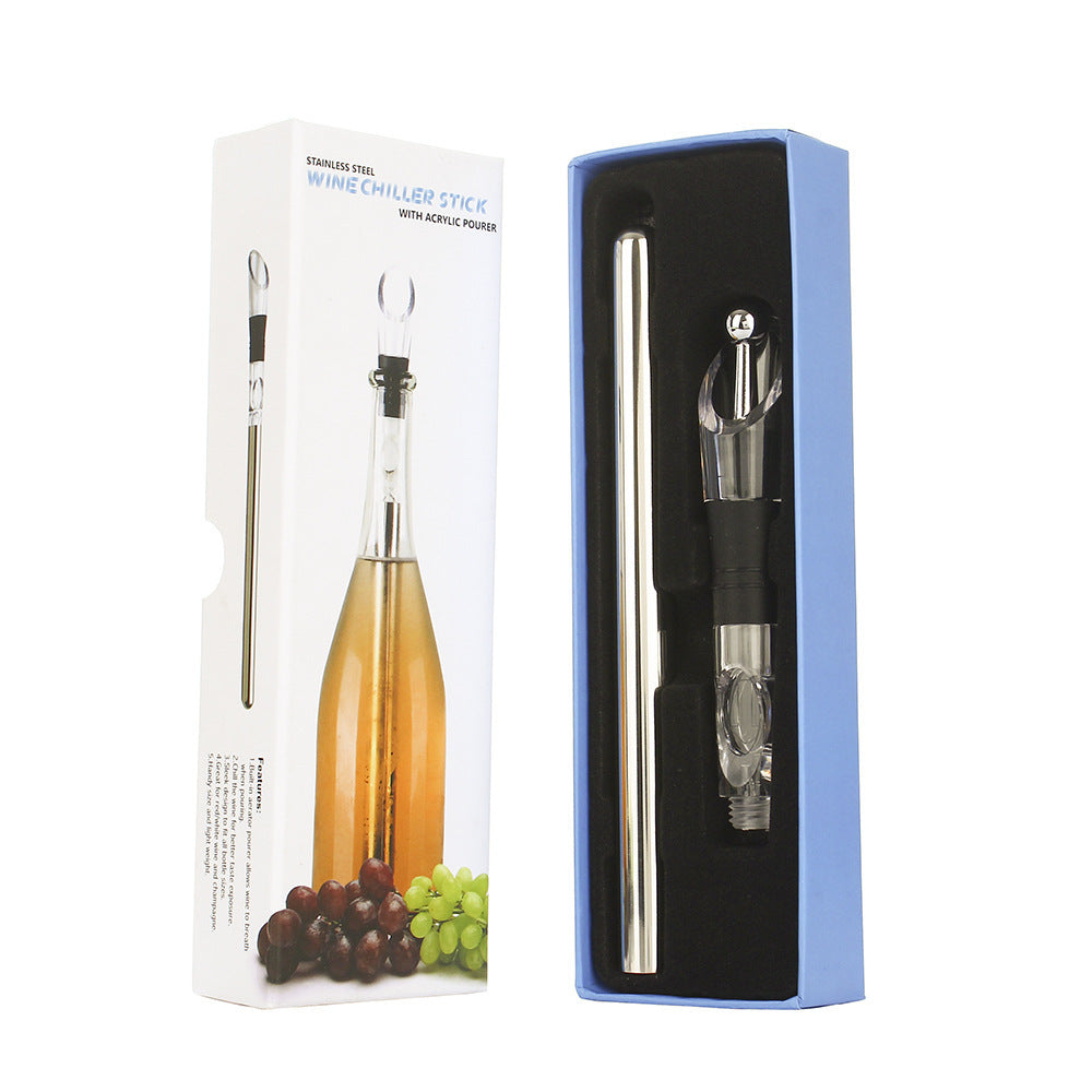 Chill Wine Instantly: Stainless Steel Leakproof Wine Chilling Rod