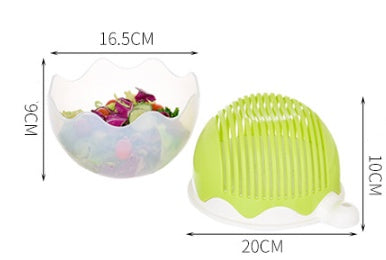 Effortless Creative Salad Cutter for Quick Fruit and Veg Prep