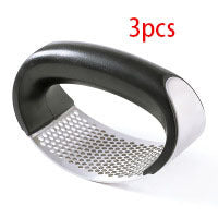 Effortless Upgraded Stainless Steel Garlic Press Manual Ginger Crusher